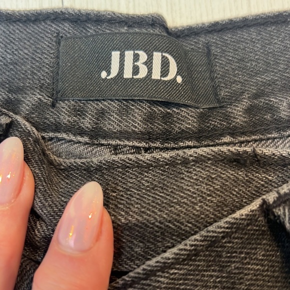 Just black denim cris cross jean - Picture 5 of 7